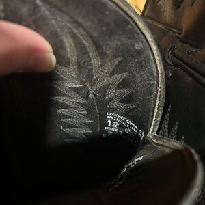 Laredo Black Leather Boots